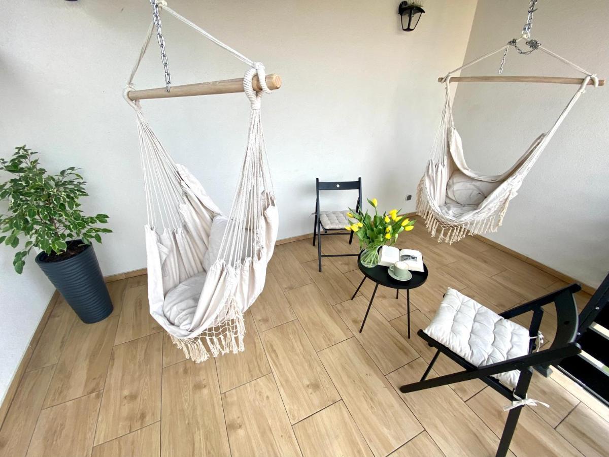 Apartament Sanok-Z Widokiem Na Rynek I Tarasem Kültér fotó